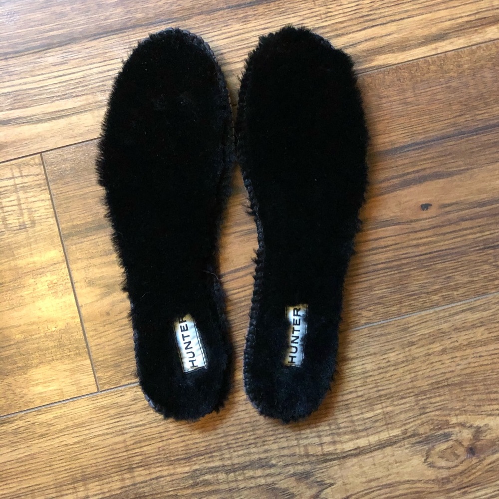 Hunter boots luxury shearling insoles